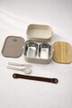 Cutie pentru pranz, Hermia, 721CBL1313, Inox, Dimensiuni: 14,5 x 18,5 x 12,5 cm / 1000 ml, Crem
