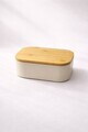 Cutie pentru pranz, Hermia, 721CBL1313, Inox, Dimensiuni: 14,5 x 18,5 x 12,5 cm / 1000 ml, Crem