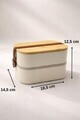 Cutie pentru pranz, Hermia, 721CBL1313, Inox, Dimensiuni: 14,5 x 18,5 x 12,5 cm / 1000 ml, Crem