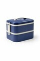 Cutie pentru pranz, Hermia, 721CBL1320, Inox, Izolat in vid, Albastru navy