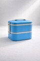 Cutie pentru pranz, Hermia, 721CBL1321, Inox, Izolat in vid, Albastru