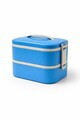 Cutie pentru pranz, Hermia, 721CBL1321, Inox, Izolat in vid, Albastru