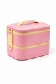 Cutie pentru pranz, Hermia, 721CBL1322, Inox, Izolat in vid, Roz pudra
