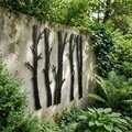 Decoratiune de perete, 5536, Metal, Dimensiune: 120 x 120 cm, Negru