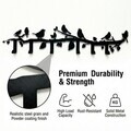Decoratiune de perete, 3018, Metal, Dimensiune: 60 cm, Negru