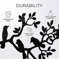 Decoratiune de perete, 3017, Metal, Dimensiune: 60 cm, Negru