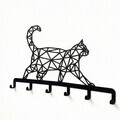 Decoratiune de perete, 3011, Metal, Dimensiune: 60 x 38 cm, Negru