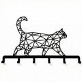 Decoratiune de perete, 3011, Metal, Dimensiune: 60 x 38 cm, Negru
