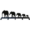 Decoratiune de perete, 3010, Metal, Dimensiune: 60 x 25 cm, Negru