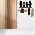 Decoratiune de perete, 3009, Metal, Dimensiune: 60 x 38 cm, Negru