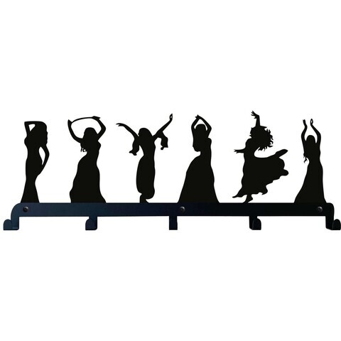 Decoratiune de perete, 3007, Metal, Dimensiune: 60 x 27 cm, Negru