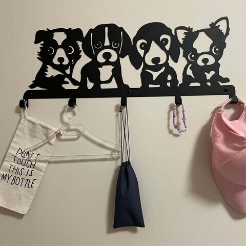 Decoratiune de perete, 3006, Metal, Dimensiune: 60 x 28 cm, Negru