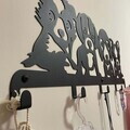 Decoratiune de perete, 3006, Metal, Dimensiune: 60 x 28 cm, Negru
