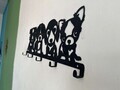 Decoratiune de perete, 3006, Metal, Dimensiune: 60 x 28 cm, Negru