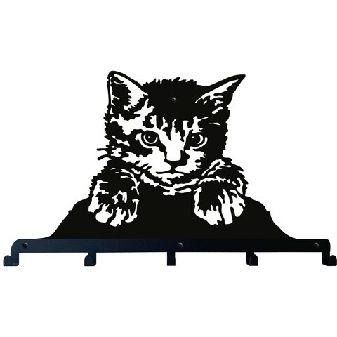 Decoratiune de perete, 3005, Metal, Dimensiune: 60 x 54 cm, Negru