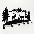 Decoratiune de perete, 3004, Metal, Dimensiune: 60 x 32 cm, Negru