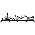 Decoratiune de perete, 3001, Metal, Dimensiune: 60 x 24 cm, Negru