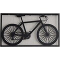 Decoratiune de perete, 5396, Metal, Dimensiuni: 75 x 42 cm, Negru