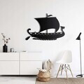 Decoratiune de perete, 5354, Metal, Dimensiuni: 75 x 52 cm, Negru