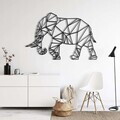 Decoratiune de perete, 5310, Metal, Dimensiune: 45 x 30 cm, Negru