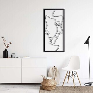 26x60 cm, Negru