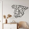 Decoratiune de perete, 5291, Metal, Dimensiune: 60 x 48 cm, Negru