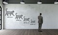 Decoratiune de perete, 5263, Metal, Dimensiune: 60 x 48 cm, Negru