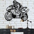 Decoratiune de perete, 5241, Metal, Dimensiune: 60 x 50 cm, Negru