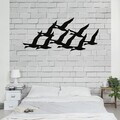 Decoratiune de perete, 5219, Metal, 90 x 40 cm, Negru