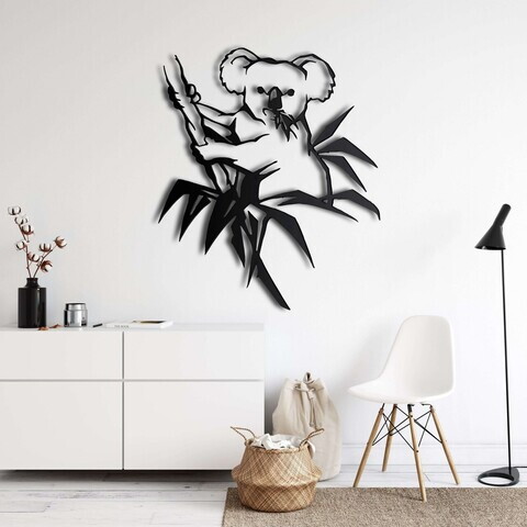 Decoratiune de perete, 5196, Metal, Dimensiune: 50 x 60 cm, Negru