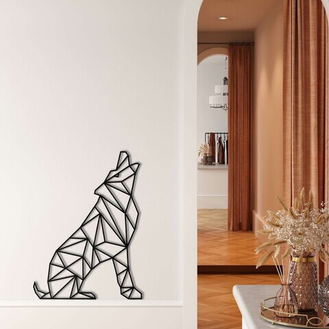 Decoratiune de perete, 5195, Metal, Dimensiune: 44 x 60 cm, Negru