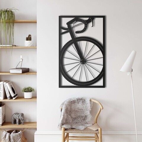 Decoratiune de perete, 5171, Metal, Dimensiune: 29 x 45 cm, Negru