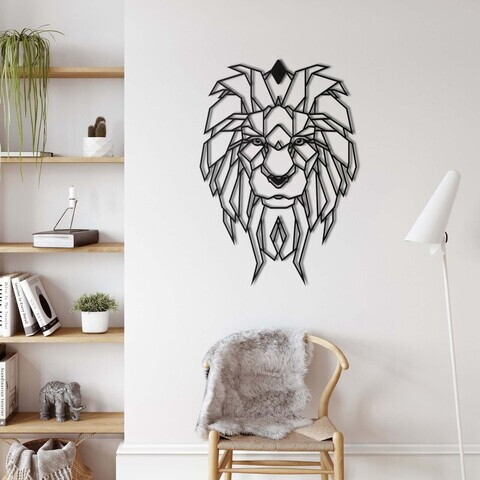Decoratiune de perete, 5155, Metal, Dimensiune: 32 x 45 cm, Negru