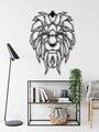 Decoratiune de perete, 5155, Metal, Dimensiuni: 42 x 60 cm, Negru