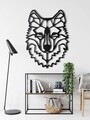 Decoratiune de perete, 5133, Metal, Dimensiuni: 43 x 61 cm, Negru