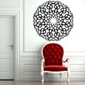 Decoratiune de perete, 5094, Metal, Dimensiune: 44 x 44 cm, Negru