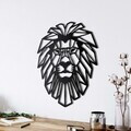 Decoratiune de perete, 5087, Metal, Dimensiune: 38 x 45 cm, Negru