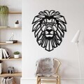 Decoratiune de perete, 5087, Metal, Dimensiuni: 63 x 75 cm, Negru