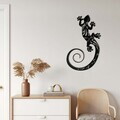 Decoratiune de perete, 5084, Metal, Dimensiuni: 46 x 75 cm, Negru