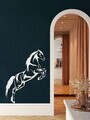 Decoratiune de perete, 5078, Metal, Dimensiuni: 33 x 76 cm, Negru