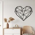 Decoratiune de perete, 5069, Metal, Dimensiuni: 46 x 38 cm, Negru