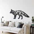 Decoratiune de perete, 5061, Metal, Dimensiune: 60 x 25 cm, Negru