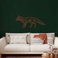 Decoratiune de perete, 5061, Metal, Dimensiune: 60 x 25 cm, Negru