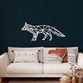 Decoratiune de perete, 5061, Metal, Dimensiuni: 75 x 31 cm, Negru