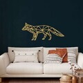 Decoratiune de perete, 5061, Metal, Dimensiuni: 75 x 31 cm, Negru