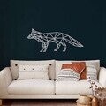 Decoratiune de perete, 5061, Metal, Dimensiuni: 75 x 31 cm, Negru