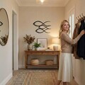 Decoratiune de perete, 5059, Metal, Dimensiune: 60 x 36 cm, Negru