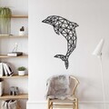 Decoratiune de perete, 5043, Metal, Dimensiune: 60 x 42 cm, Negru