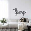 Decoratiune de perete, 5035, Metal, Dimensiune: 46 x 23 cm, Negru