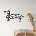 Decoratiune de perete, 5035, Metal, Dimensiuni: 61 x 31 cm, Negru